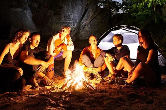 camping night